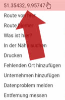 Google Koordinaten