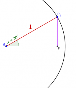 sin(30°)